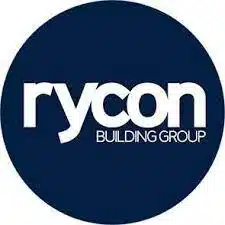 Rycon logo blue round
