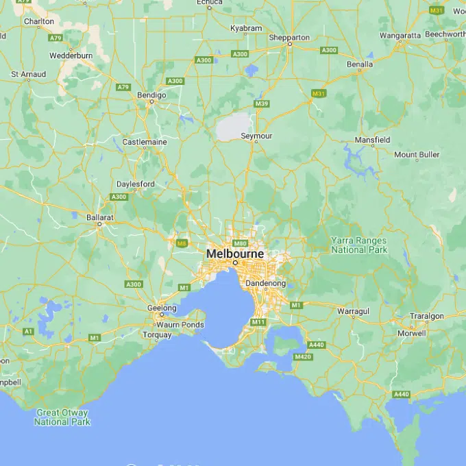Business Coaching Melbourne Map