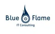 Blue Flame IT Consulting Logo Blue Flame IT Consulting Logo