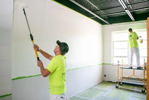 commercial painters painting an interior