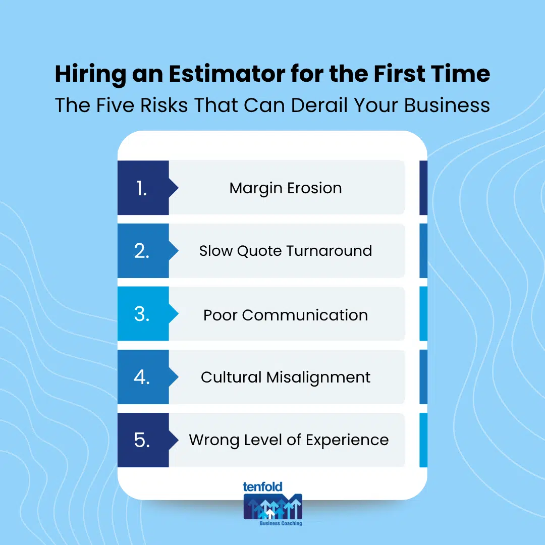 Hiring an Estimator for the First Time: A Practical Guide for Trades & Construction Businesses | Tenfold Business Coaching